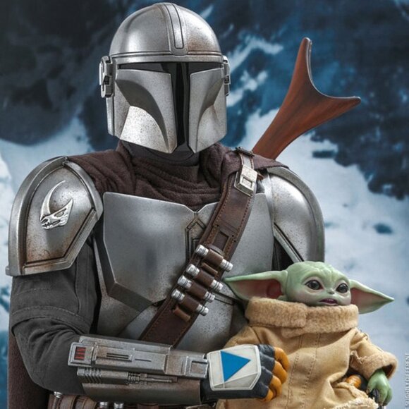 Star Wars Mandalorian & Din Grogu (Baby Yoda) Print Socks! - Picture 15 of 16